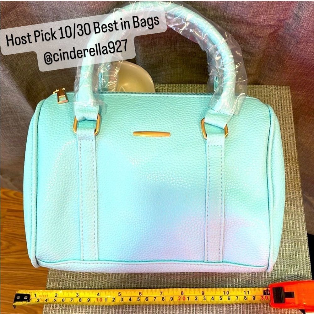 #162 Aqua Handbag